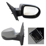 Renault Clio Mk3 2009-4/2013 Electric Wing Door Mirror Primed Cover Drivers Side
