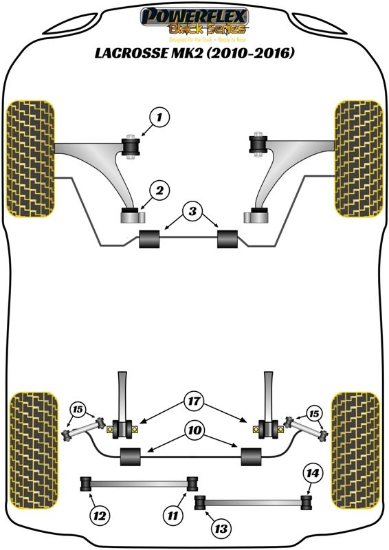 Buick LaCrosse MK2 (2010-2016) Front Arm Front Bush