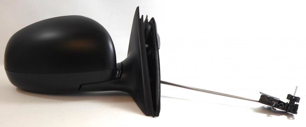 Skoda Fabia Mk2 5/2007-> Cable Adjust Wing Door Mirror Black Cover Drivers Side