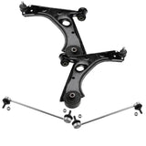 For Citroen Nemo 2008-2015 Front Lower Wishbones Arms and Drop Links Pair