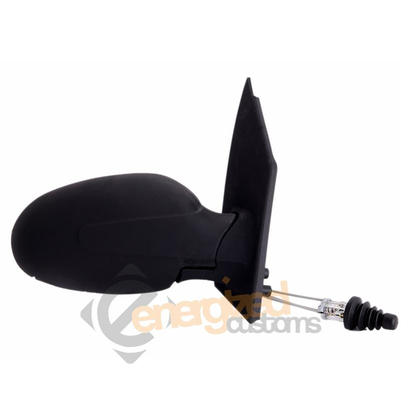 Smart City 1999-2004 Cable Adjust Wing Door Mirror Black Cover Drivers Side