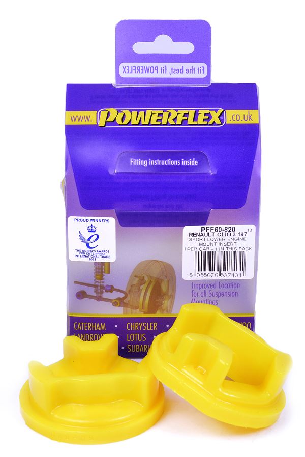 For Renault Scenic II 2003-2009 PowerFlex Lower Engine Mount Insert