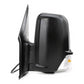 VW Crafter 2006-2018 Manual Short Arm Wing Door Mirror Black Passenger Side