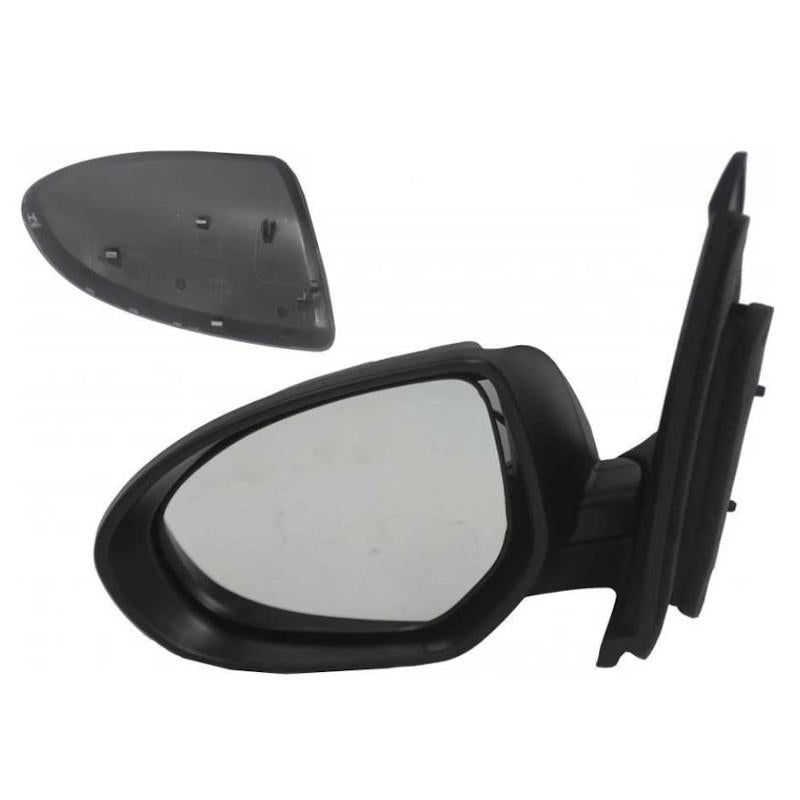 Mazda 2 9/2007-> Electric Heated Wing Door Mirror Primed Cover Passenger Side