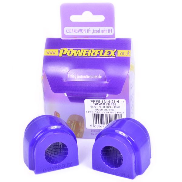 For Mini Generation 3 F56 2014 on PowerFlex Rear Anti Roll Bar Bush