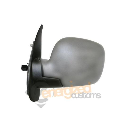 Renault Kangoo Van 9/2008-> Electric Primed Wing Door Mirror Passenger Side N/S