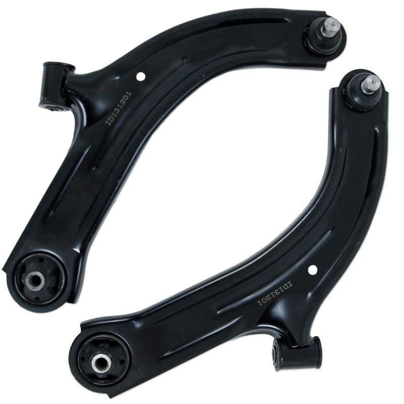 For Nissan Micra K12 2002-2011 Lower Front Wishbones Suspension Arms Pair