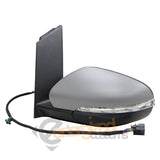 VW Touran Mk2 9/2010- Powerfolding Wing Door Mirror Primed Cover Passenger Side