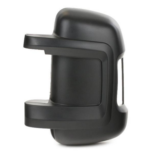Fiat Ducato 2006-2020 Short Arm Wing Mirror Cover Black Left Side