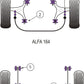 For Alfa 164 V6 1987 -1998 PowerFlex Engine Mounting Small Bush V6