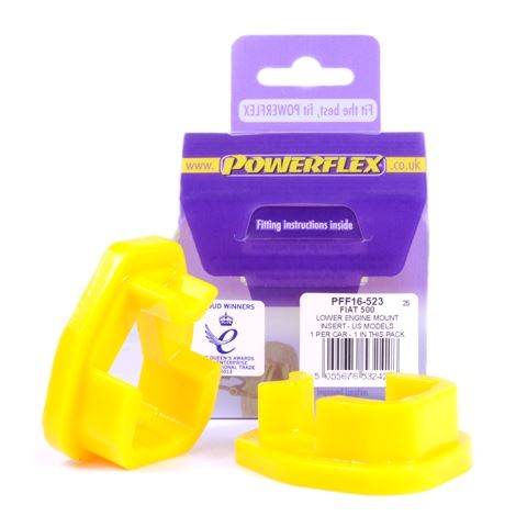 For Fiat 500 2007- PowerFlex Lower Engine Mount Insert - US Models