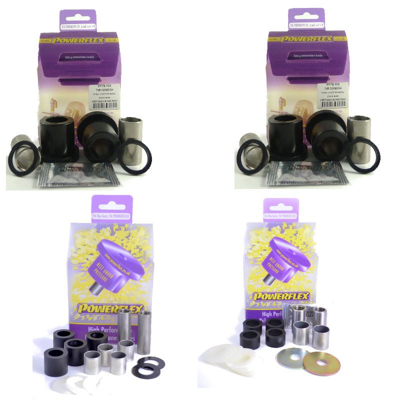 For TVR Cerbera PowerFlex Front Wishbone Bush Set