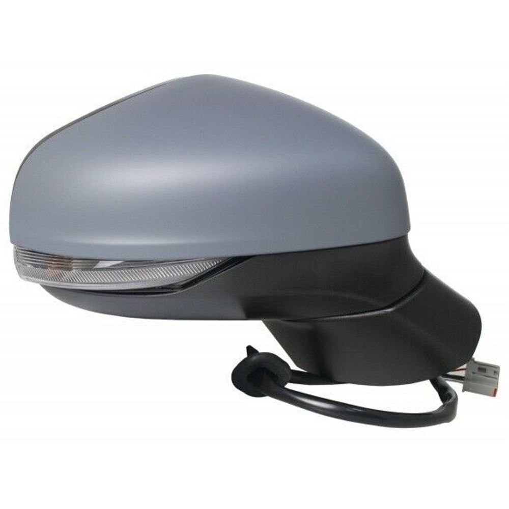 Ford Fiesta MK8 2017-2020 Electric Wing Door Mirror Primed Cover Drivers Side Right