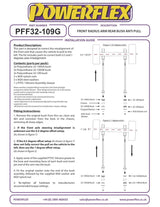 Land Rover Defender 1994-2002 PowerFlex Front Radius Arm Rear Bush - Anti Pull