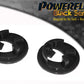 For Renault Scenic II 2003-2009 PowerFlex Black Rear Lower Engine Mount Insert