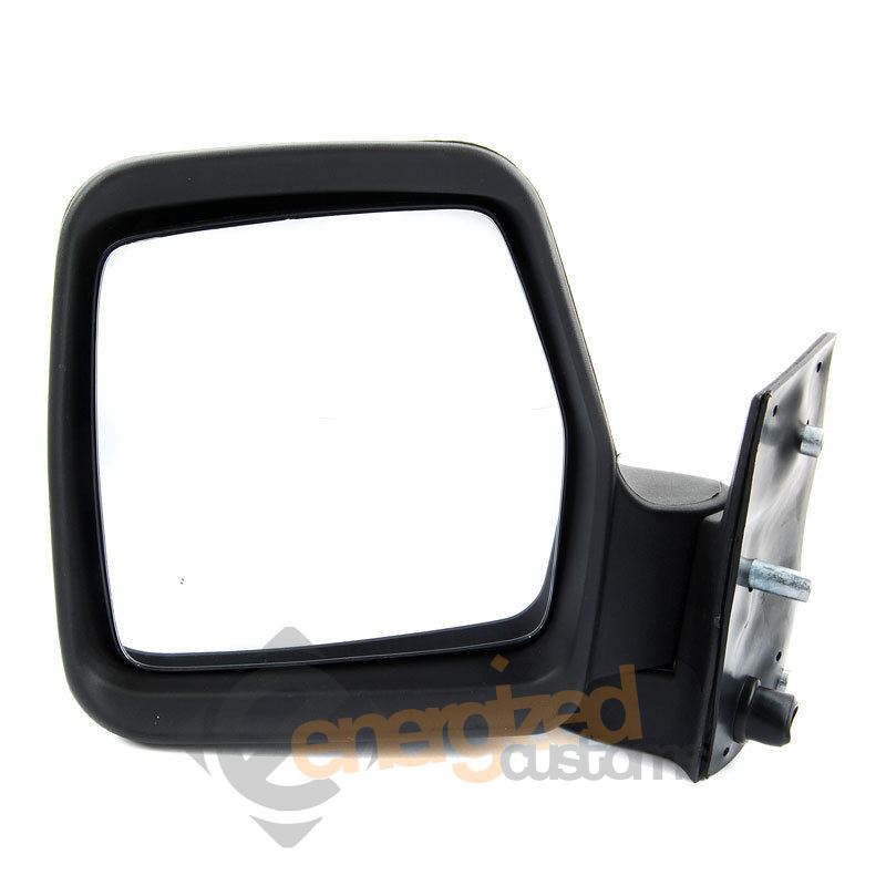 Peugeot Expert Van 1995-2006 Manual Wing Door Mirror Black Cover Passenger Side