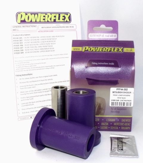 Mitsubishi Shogun 2000-2006 V7* Models PowerFlex Front Lower Wishbone Front Bush