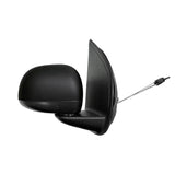 Fiat Panda 2012-2017 Cable Adjust Wing Door Mirror Black Cover Drivers Side