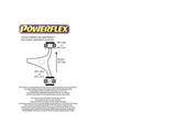 For Lancia Dedra 1989-2000 PowerFlex Front Lower Wishbone Rear Bush