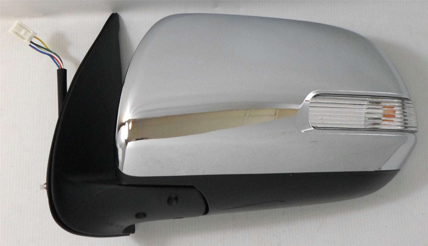 Toyota Hi-Lux 2012-> Electric Adjust Wing Door Mirror Chrome Cover Passenger Side