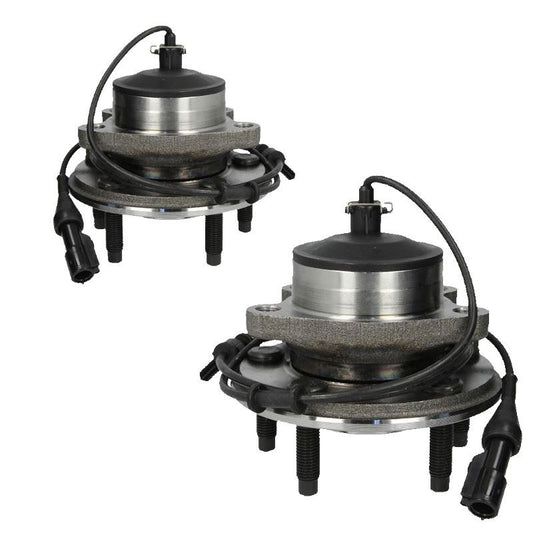 For Jaguar XJ Saloon 2009-2015 Front Hub Wheel Bearing Kits Pair Inc ABS Sensor
