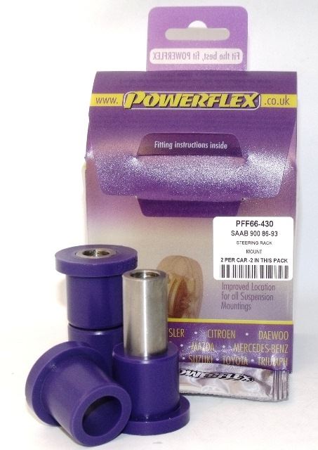 For Saab 900 1983-1993 PowerFlex Steering Rack Mounting