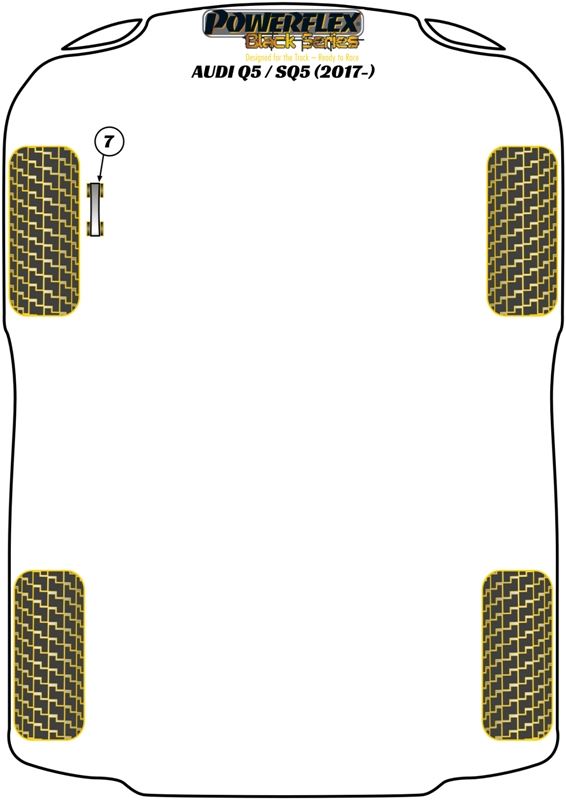 Audi Q5 / SQ5 (2017-ON) Front Anti Roll Bar Link Bush 10mm