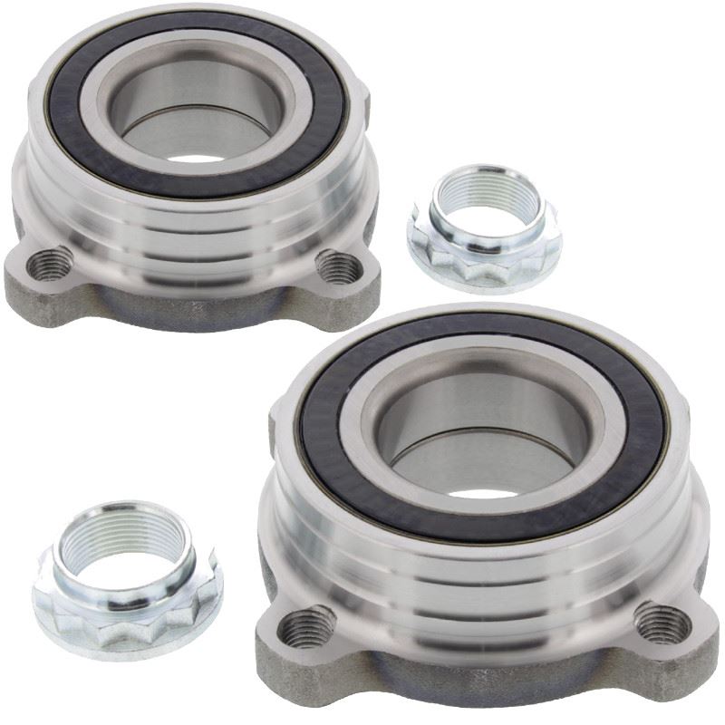 For BMW 6 Series 2003-2010 Rear Hub Wheel Bearing Kits Pair