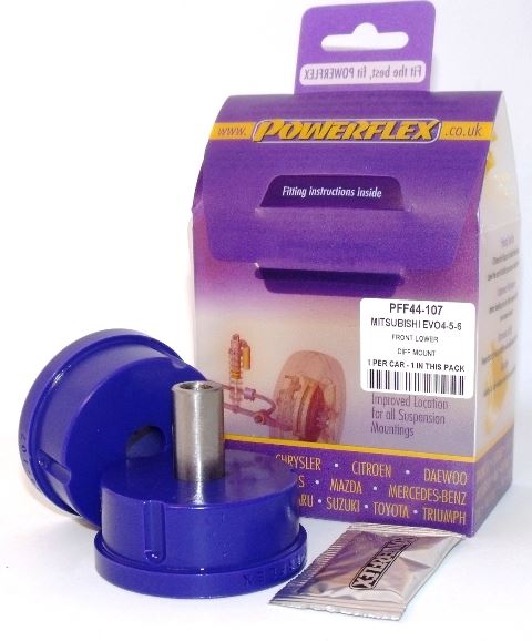 For Mitsubishi Lancer 2007- PowerFlex Front Lower Diff Mount