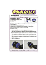 For Subaru Impreza 2007-2010 PowerFlex Rear Upper Arm Inner Front Bush