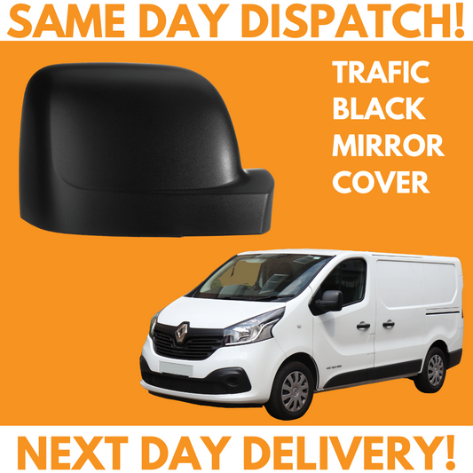 Renault Trafic 2014-2020 Wing Mirror Cover Black Right Side