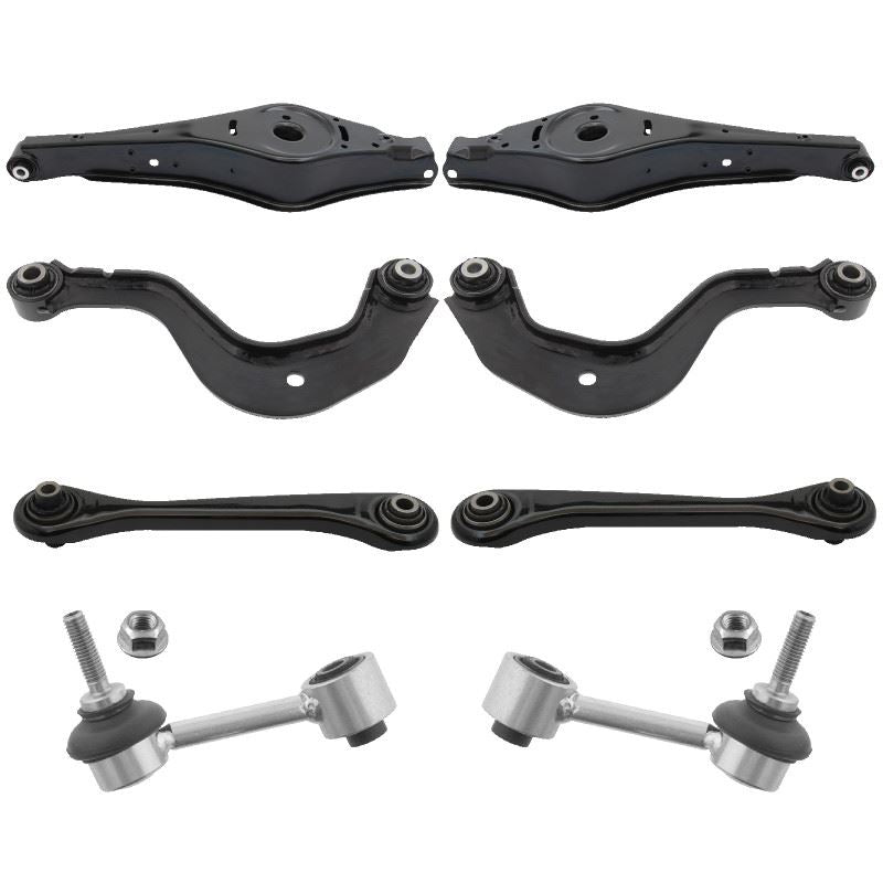 For VW Golf Plus 2004-2014 Rear Upper & Lower Left & Right Wishbones Arms Kit