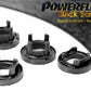 For BMW 3 Series 2005-2013 PowerFlex Black Rear Subframe Front Mount Insert