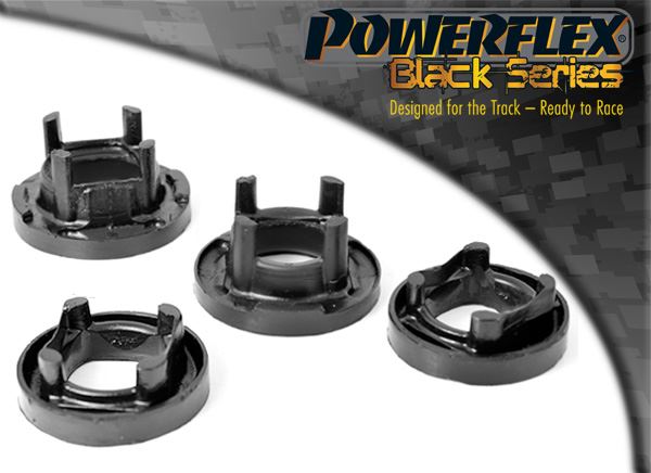 For BMW 3 Series 2005-2013 PowerFlex Black Rear Subframe Front Mount Insert