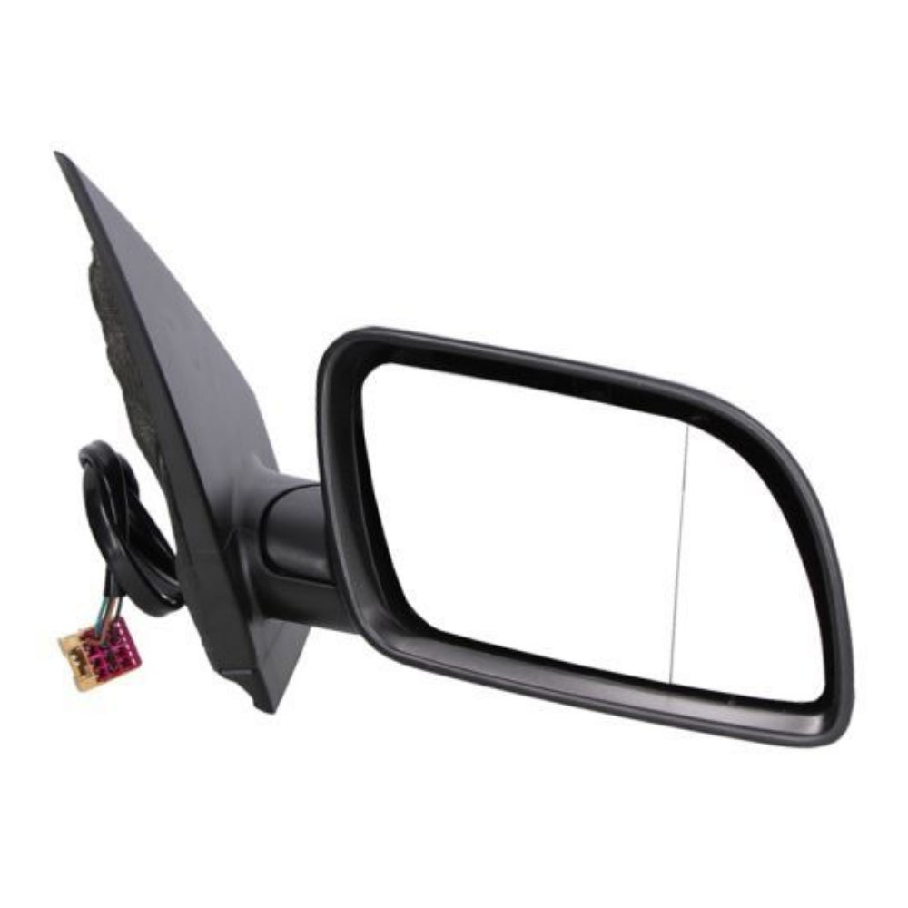 VW Polo Mk4 2002-2005 Electric Black Wing Door Mirror Drivers Side