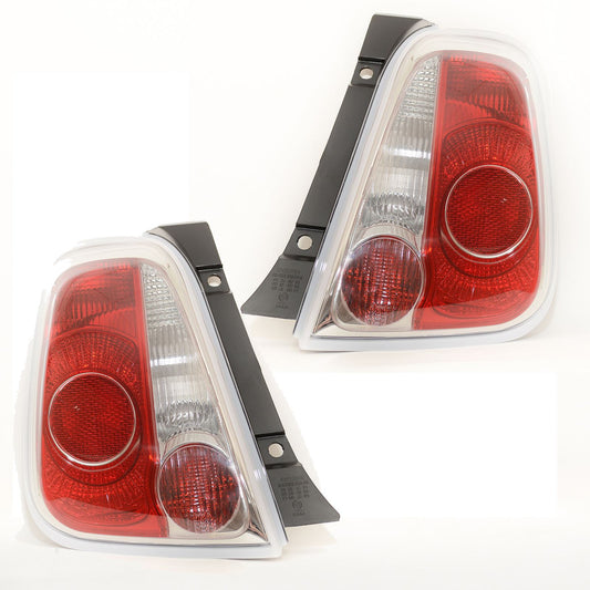 FIAT 500 2008-> REAR TAIL LIGHTS 1 PAIR O/S & N/S