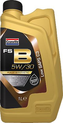 Car Engine Oil Granville FS-B SAE 5W30 C3 Fully Synthetic Low Saps 1L 1 Litre