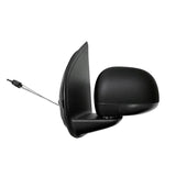 Fiat Panda 2012-2017 Cable Adjust Wing Door Mirror Black Cover Passenger Side