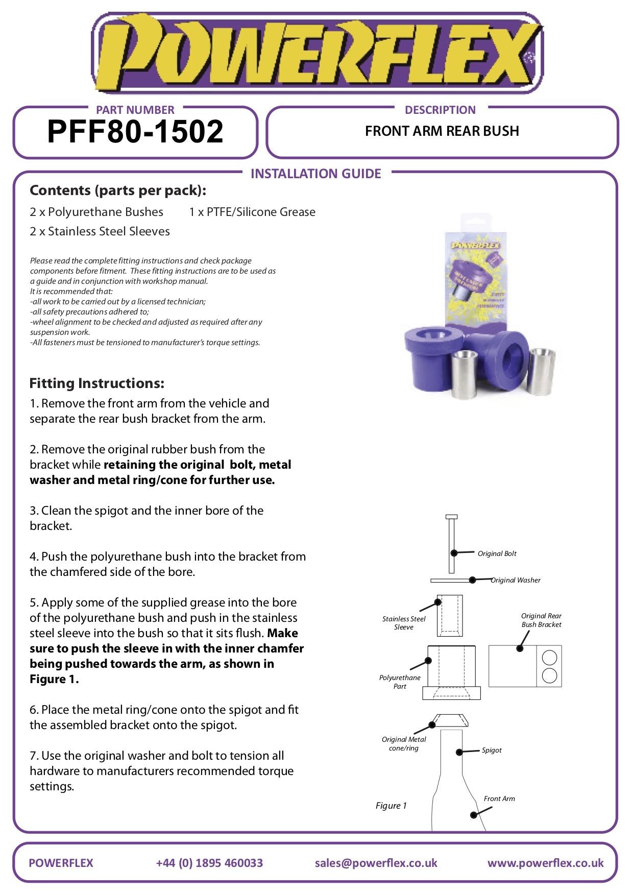 Holden Malibu MK8 V300 (2012-2017) Front Arm Rear Bush