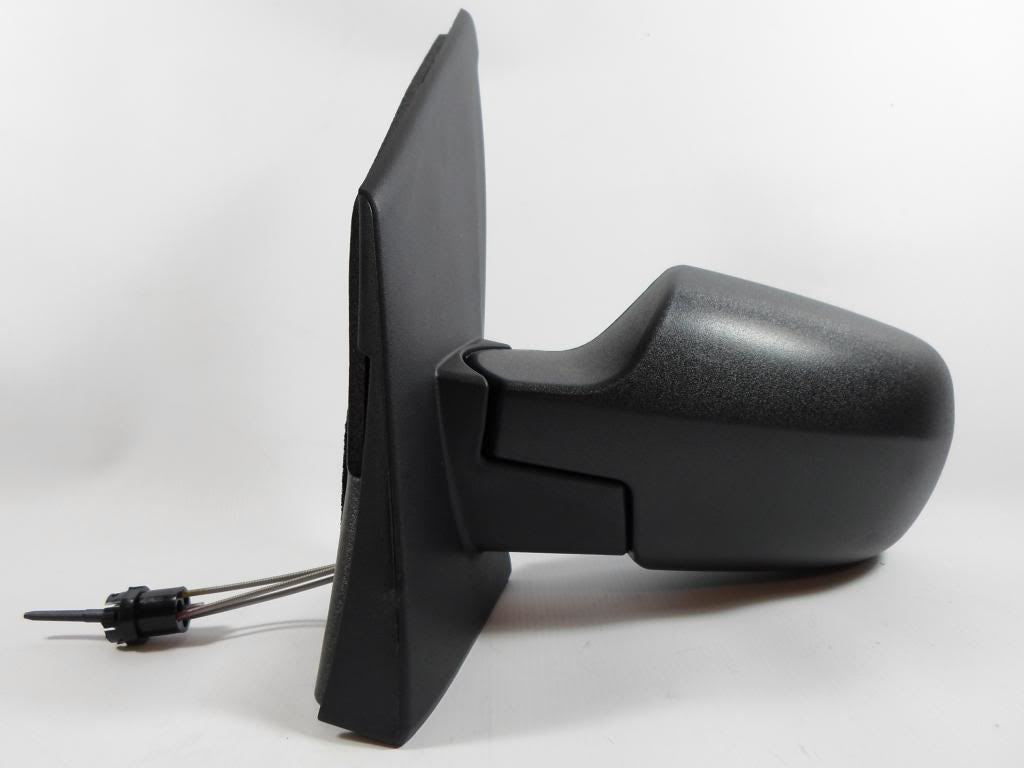 Ford Fiesta MK6 2002-2005 Manual Black Wing Door Mirror Passenger Side Left