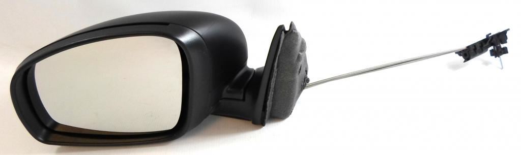 Skoda Fabia Mk2 5/2007-> Cable Wing Door Mirror Black Cover Passenger Side N/S
