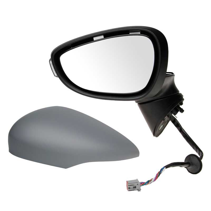 Ford Fiesta Mk7 2008-> Electric Powerfolding Wing Door Mirror Passenger Side N/S