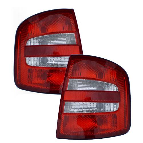 SKODA FABIA MK1 2000-2004 HATCHBACK REAR TAIL LIGHTS 1 PAIR O/S & N/S