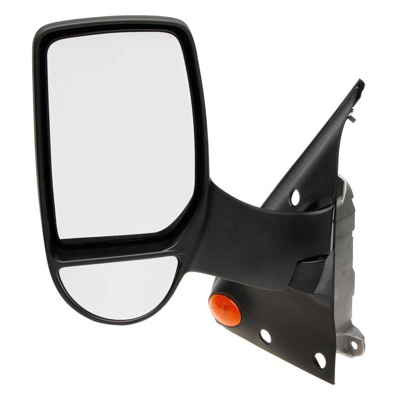 Ford Transit Van Mk7 4/2006-> Electric Long Arm Wing Door Mirror Passenger Side