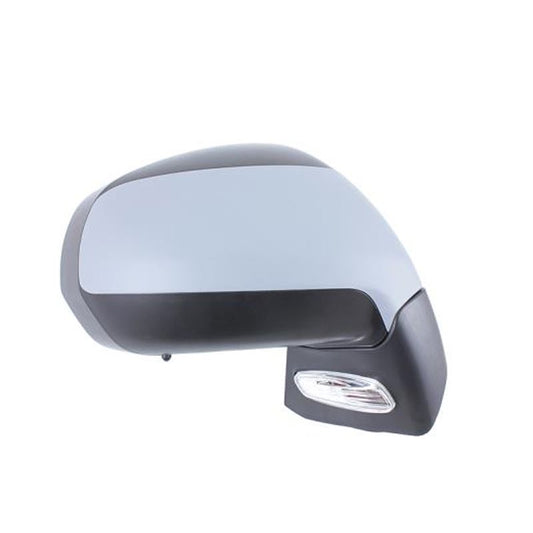 Peugeot 5008 2010-> Powerfolding Wing Door Mirror Primed Cover Drivers Side