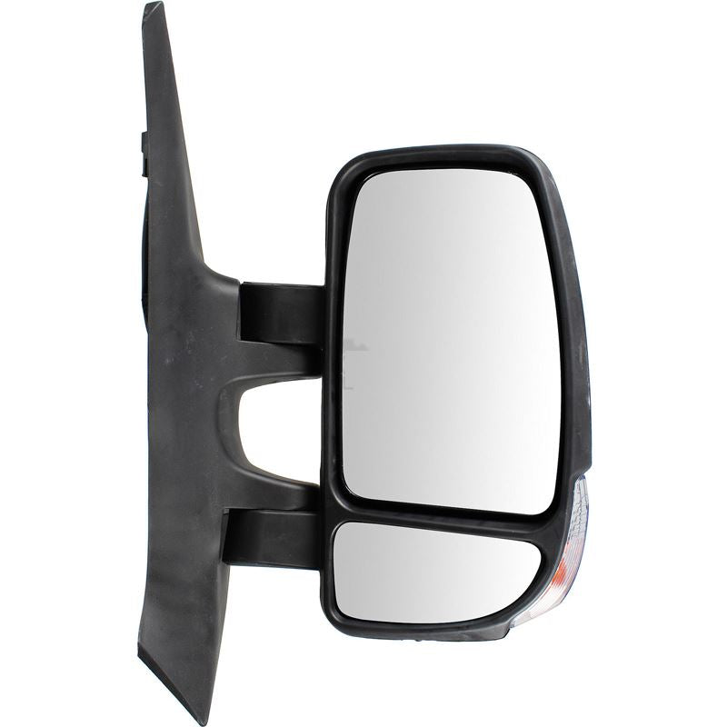 Renault Master 2010-2016 Manual Black Indicator Wing Door Mirror Drivers Side