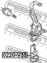 For Nissan 350Z 2002-2009 Front Left or Right Lower Ball Joint