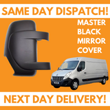 Renault Master 2010-2023 Wing Mirror Cover Black Right Side