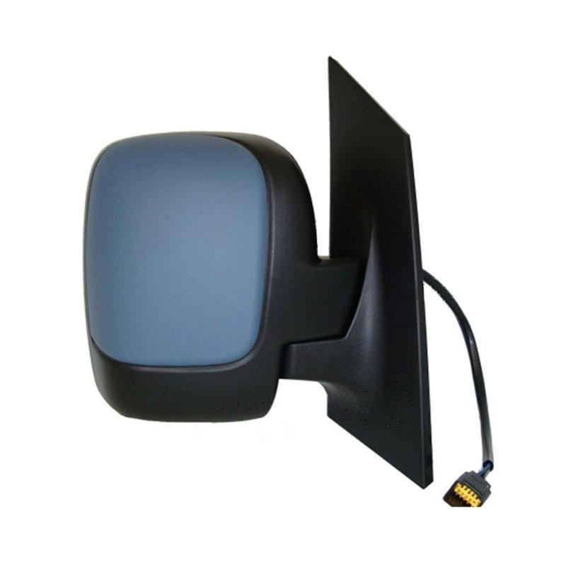 Peugeot Expert 2007-> Electric Twin Glass Primed Wing Door Mirror Drivers Side
