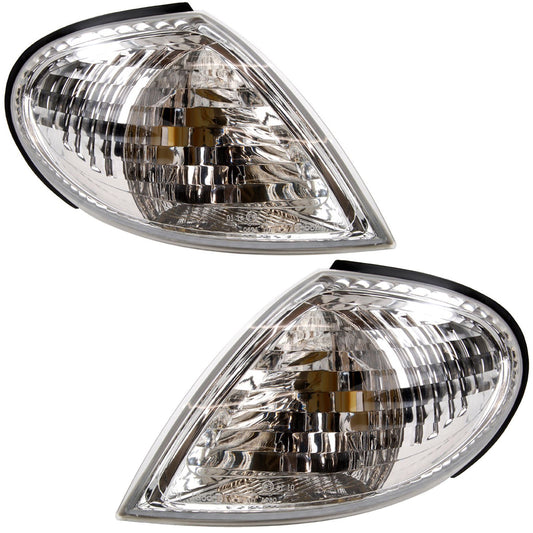 NISSAN ALMERA 2000-2/2003 FRONT INDICATORS CLEAR 1 PAIR O/S & N/S
